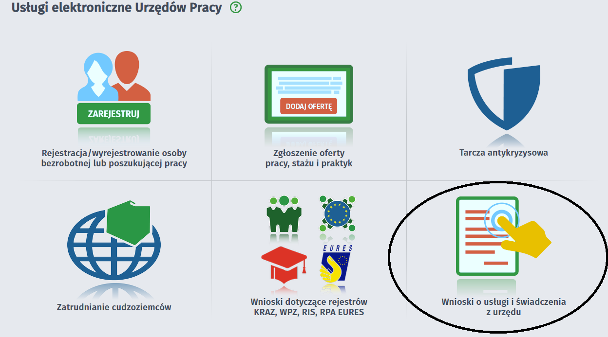 Usługi elektroniczne urzędów pracy