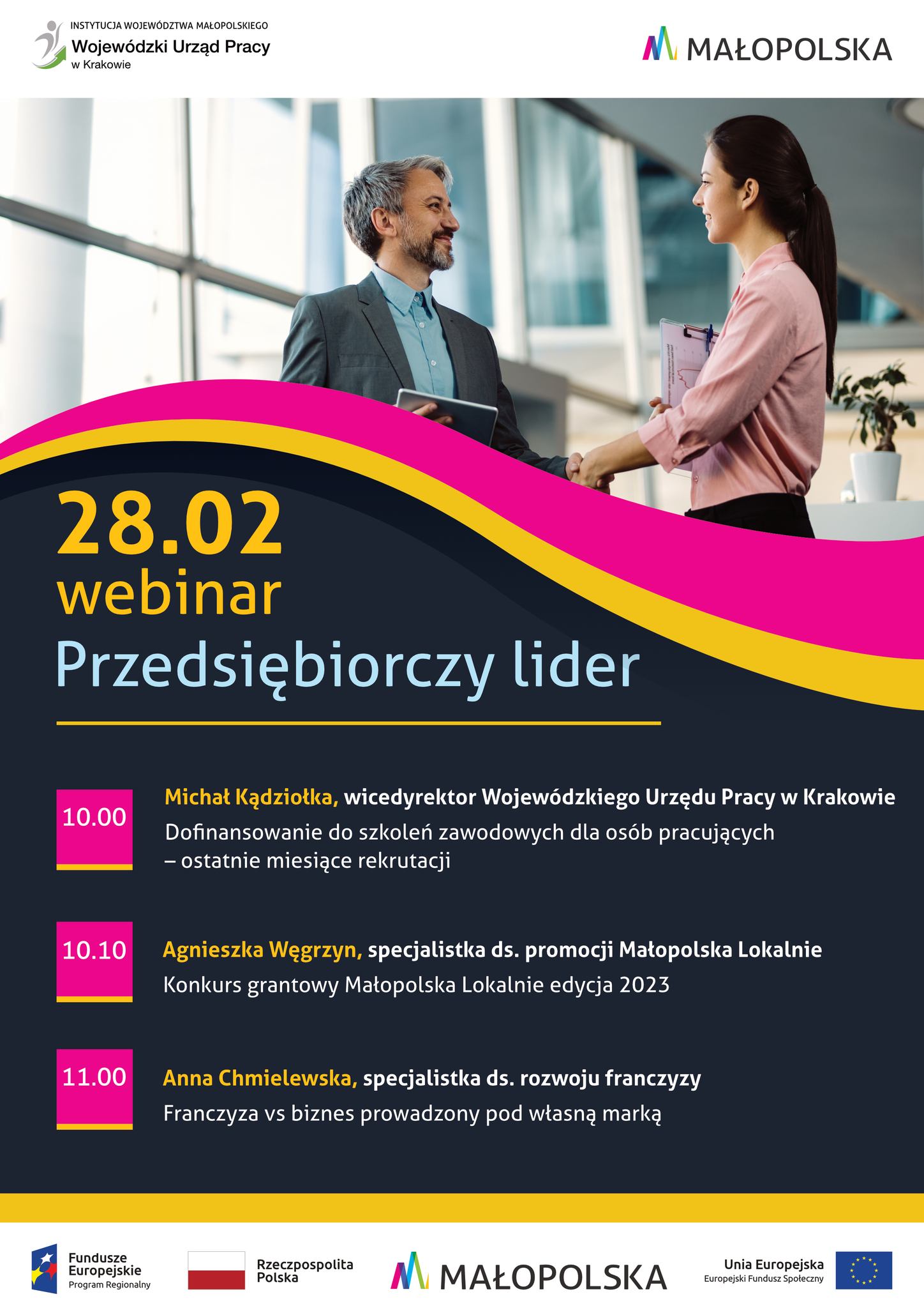 Przedsiębiorczy lider - plakat